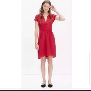 Madewell red dress